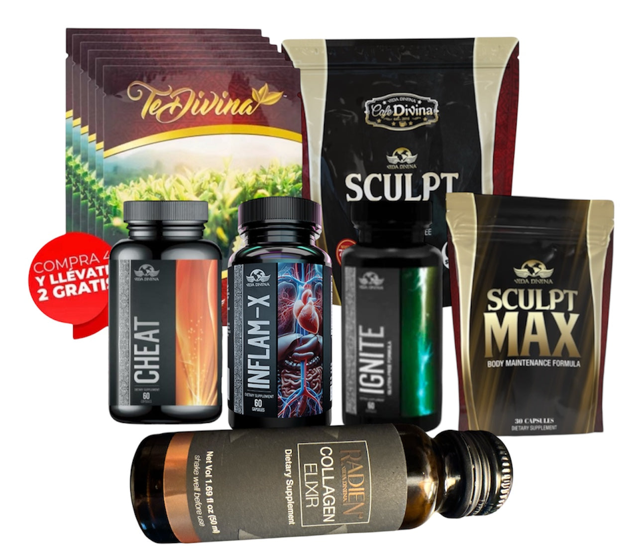 Kit Salud y Bienestar – Té, Café y Suplementos Naturales